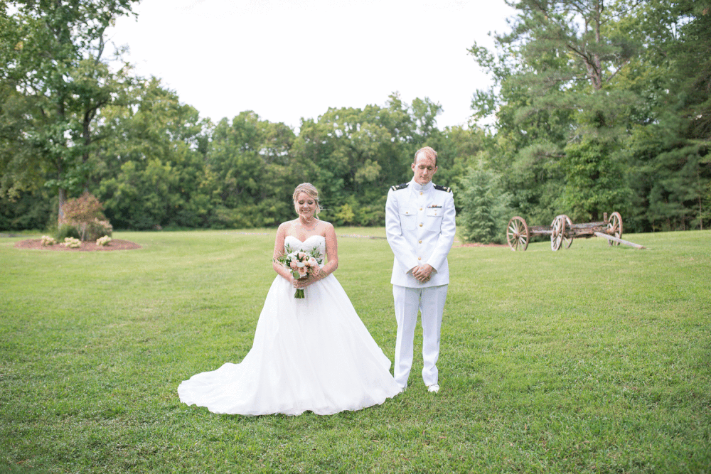 Such an awesome first look -- I had them stand side-by-side with their eyes closed and turn to each other. And then I cried.