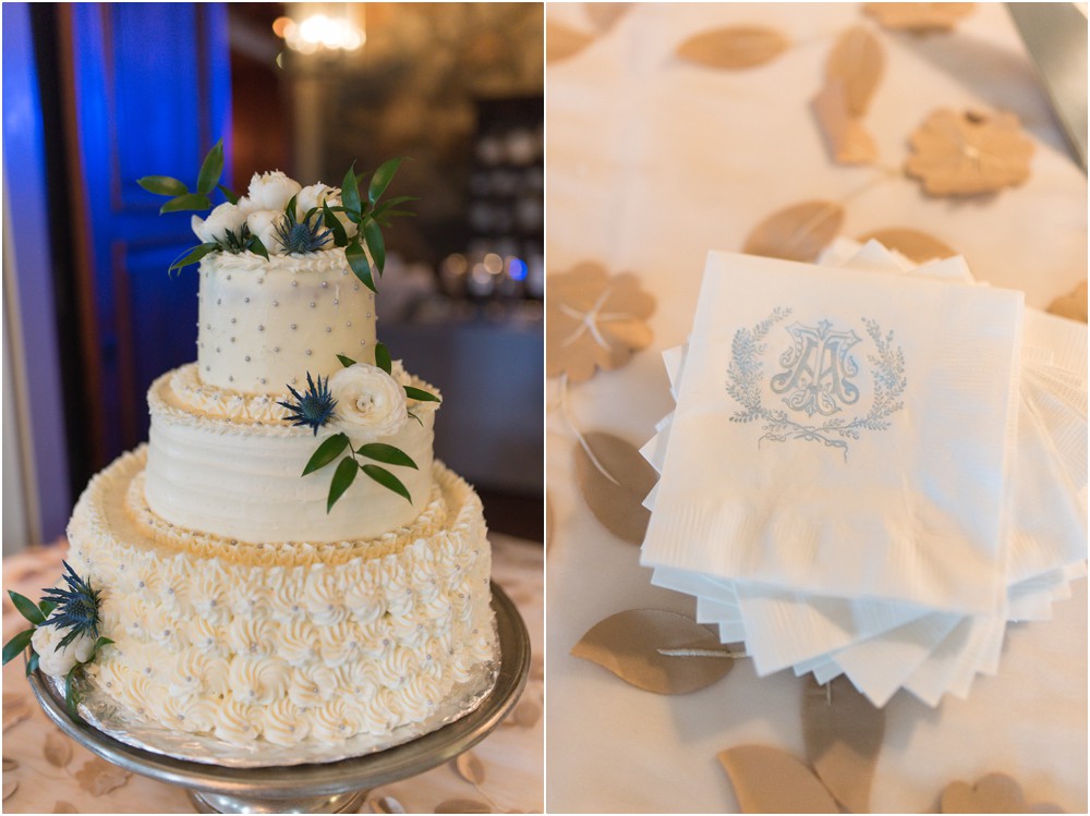 big eddy club wedding, reception details, cake