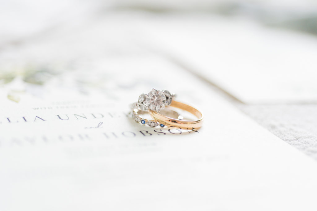 hotel indigo athens wedding - engagement ring