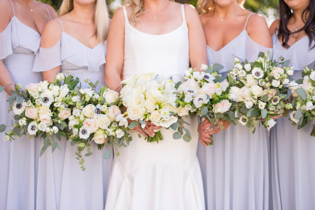 bride and bridesmaids at illges house wedding in columbus, ga by eliza morrill photography